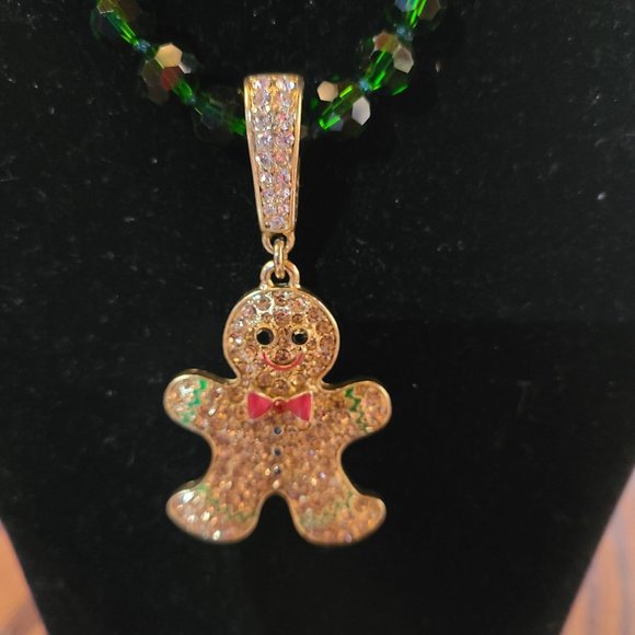 Gingerbread Boy Necklace - Picture 2 of 6